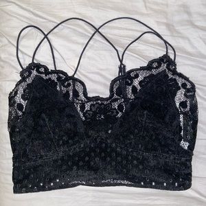 FREE PEOPLE VELVET ADELLA BRALETTE